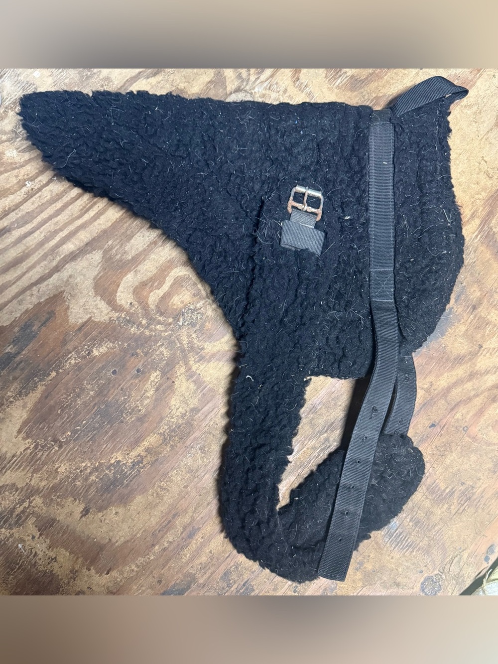 Fleece bareback pad